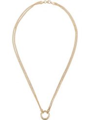 CARATELLI Złoty naszyjnik "Round" z elementem ozdobnym - dł. 41 cm rozmiar: onesize. Żółte naszyjniki damskie CARATELLI, złote. Za 2,086.56 zł.