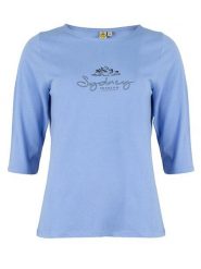 Roadsign Koszulka w kolorze błękitnym rozmiar: M. Niebieskie bluzki damskie Roadsign, m, bez wzorów, z bawełny, bez kołnierzyka, bez ramiączek. Za 30.99 zł.