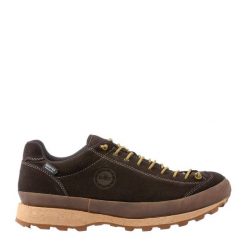 Buty turystyczne męskie LOMER Bio Naturale Eco Low Mtx. Brązowe buty trekkingowe męskie LOMER, z gumy, bez zapięcia, trekkingowe. Za 729.99 zł.