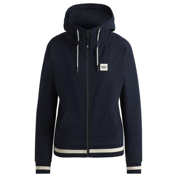 Damska bluza jeździecka Boss Equestrian Riva. Niebieskie bluzy z kapturem damskie BOSS EQUESTRIAN, s, z bawełny. Za 630.65 zł.