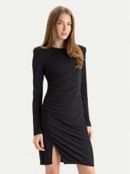 Gaudi Sukienka koktajlowa 521FD14009 Czarny Slim Fit. Czarne sukienki damskie GAUDI, xs, bez wzorów, z syntetyku, wizytowe, bez kołnierzyka, bez ramiączek. Za 749.99 zł.