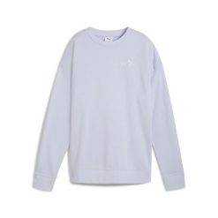 Damska luźna bluza z okrągłym dekoltem i małym logo No.1 ESS PUMA. Niebieskie bluzy bez kaptura damskie Puma, l. Za 129.00 zł.
