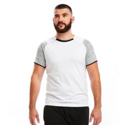 Koszulka piłkarska dla dorosłych Kipsta T100 drużynowa. Białe t-shirty sportowe męskie KIPSTA, xl, z bawełny, bez ramiączek, na fitness i siłownię. W wyprzedaży za 29.99 zł.