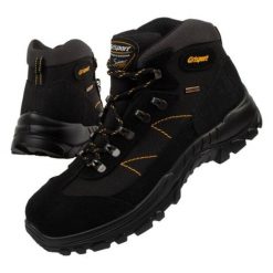 Buty trekkingowe Grisport Nero Gritex 13362S86G czarne. Czarne buty trekkingowe męskie z gumy, bez zapięcia, trekkingowe. Za 374.12 zł.