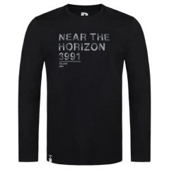 LOAP Alfons męska koszulka z długim rękawem, czarna, S. Czarne koszulki męskie z długim rękawem ZSPORT, m. Za 184.99 zł.