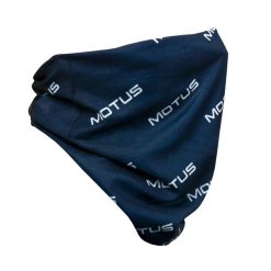Komin sportowy MOTUS granatowy. Niebieskie szaliki dziecięce MOTUS, z materiału, bez ramiączek. Za 29.00 zł.