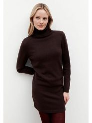 More & More Sukienka dzianinowa w kolorze ciemnobrązowym rozmiar: 42. Brązowe sukienki damskie MORE & MORE, na co dzień, bez wzorów, z dzianiny, bez kołnierzyka, bez ramiączek, mini, proste. Za 213.69 zł.