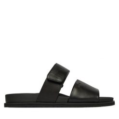 Klapki BOSS. Czarne klapki i japonki męskie Boss. Za 899.99 zł.