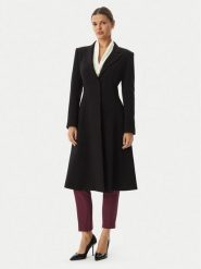 Rinascimento Płaszcz przejściowy CFC0127999003 Czarny Slim Fit. Czarne płaszcze damskie RINASCIMENTO, m, bez wzorów, z syntetyku. Za 1,179.00 zł.