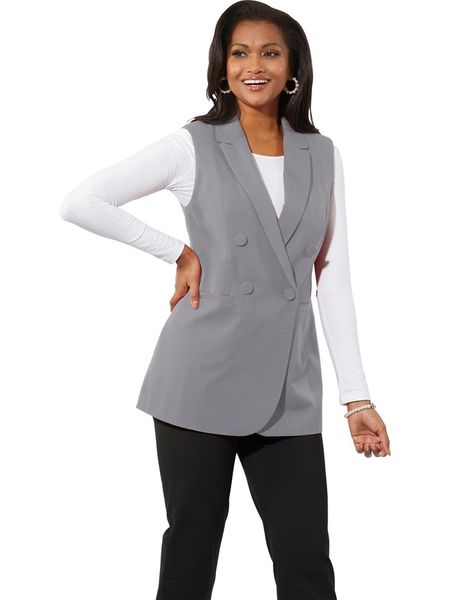 WITT WEIDEN Kamizelka w kolorze szarym rozmiar: 48. Szare kamizelki damskie WITT WEIDEN. Za 43.99 zł.