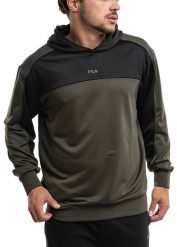 Bluza męska Fila Rivoli. Czarne bluzy z kapturem męskie Fila, m, z materiału. Za 210.99 zł.