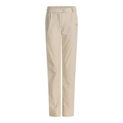 Spodnie damskie Joma Resort. Brązowe spodnie materiałowe damskie Joma, bez wzorów, z materiału, klasyczne, z standardowym stanem. Za 157.00 zł.