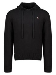 Geographical Norway Sweter "Flicker" w kolorze czarnym rozmiar: XL. Czarne swetry męskie Geographical Norway, xl, bez wzorów, z bawełny, bez kołnierzyka. Za 125.85 zł.