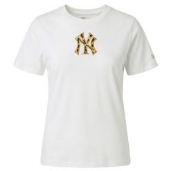 T-Shirt New Era Wmns Mlb Infill Tee Neyyan Damskie. Białe t-shirty damskie New Era, l, bez wzorów, z bawełny, bez kołnierzyka. Za 238.99 zł.