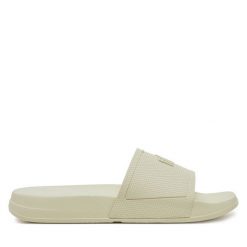 Klapki FitFlop. Zielone klapki damskie FitFlop, bez wzorów, bez obcasa. Za 99.99 zł.
