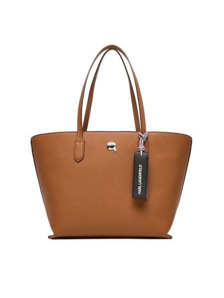 KARL LAGERFELD Torebka A4W30002 Brązowy. Brązowe torebki klasyczne damskie Karl Lagerfeld, bez wzorów, ze skóry, bez dodatków. Za 669.99 zł.