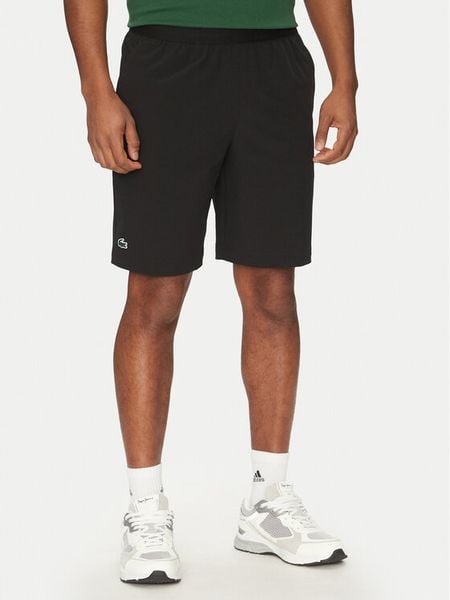 Lacoste Szorty tenisowe GH7452 Czarny Regular Fit. Czarne szorty męskie Lacoste, m, z syntetyku, tenisowe. Za 313.99 zł.