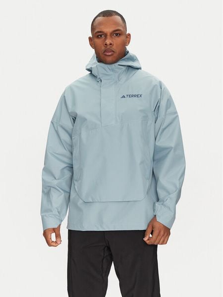 Adidas Kurtka outdoor Terrex Xploric 2.5L JD8347 Niebieski Loose Fit. Niebieskie kurtki outdoor męskie Adidas, l, bez wzorów, z syntetyku, bez kaptura. Za 469.99 zł.