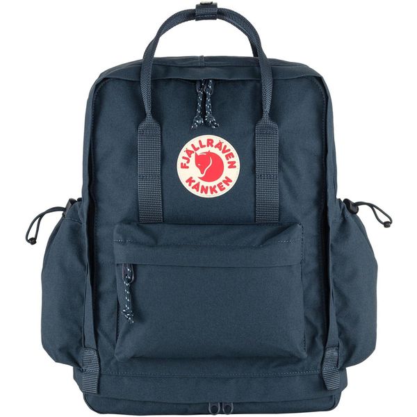 Plecak miejski Fjallraven Kanken Outlong - navy. Niebieskie plecaki męskie Fjällräven, bez wzorów. Za 739.00 zł.