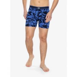 Bokserki termoaktywne męskie Saxx Daytripper Boxer Brief Fly. Niebieskie bokserki męskie Saxx, bez wzorów. Za 102.99 zł.