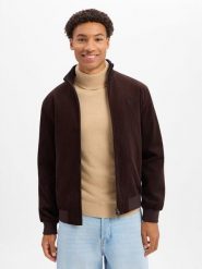 Fred Perry kurtka typu blouson Mężczyźni Sztruks brązowy, M. Brązowe kurtki męskie Fred Perry, m, bez wzorów, ze sztruksu, bez kaptura. Za 1,399.95 zł.