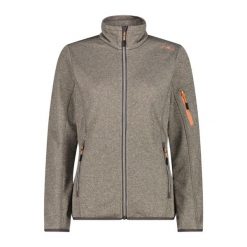 Bluza damska CMP Knit-Tech. Brązowe bluzy bez kaptura damskie CMP, xs. Za 276.00 zł.