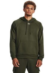 Under Armour Bluza "Rival" w kolorze khaki rozmiar: S. Brązowe bluzy z kapturem męskie Under Armour, s. Za 128.55 zł.