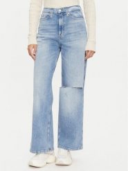 Tommy Jeans Jeansy Claire DW0DW19608 Niebieski Wide Leg. Niebieskie jeansy damskie Tommy Jeans. Za 449.99 zł.