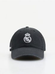 Czapka Real Madrid - ciemnoszary. Szare czapki męskie Reserved, bez wzorów. Za 99.99 zł.