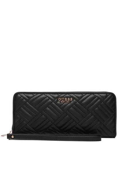 Guess Portfel Sally Slg SWQG99 21146 Czarny. Czarne portfele damskie Guess, z aplikacjami, ze skóry. Za 299.99 zł.
