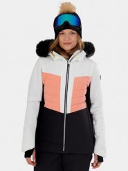Kurtka Narciarska Damska Fundango Salina. Białe kurtki narciarskie i snowboardowe damskie Fundango, m, bez wzorów, z materiału, bez kaptura, narciarskie. Za 699.00 zł.