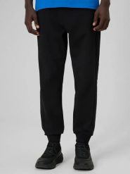 4F Spodnie dresowe w kolorze czarnym rozmiar: XL. Czarne spodnie dresowe męskie 4f, bez wzorów, z bawełny. Za 96.60 zł.