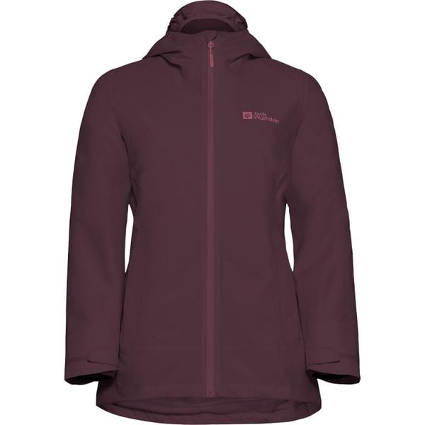 Kurtka w góry damska Jack Wolfskin Moonrise. Czerwone kurtki damskie Jack Wolfskin, m, bez wzorów, z materiału, z kapturem. Za 1,102.00 zł.