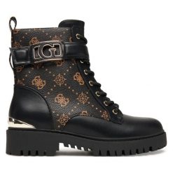 Trapery Guess. Czarne trapery damskie Guess, bez obcasa. Za 609.99 zł.