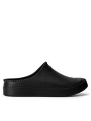 Hunter Klapki UFF1102EVA-BLK-W Czarny. Czarne klapki damskie Hunter, bez wzorów, z kauczuku, bez obcasa. Za 249.99 zł.