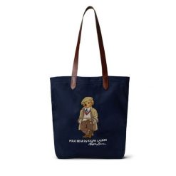 Torba Polo Ralph Lauren. Niebieskie torebki klasyczne damskie Polo Ralph Lauren, bez wzorów, bez dodatków. Za 419.99 zł.