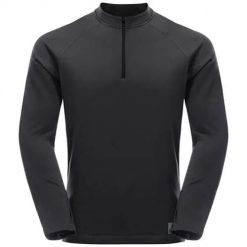 Bluza treningowa męska Jack Wolfskin Bike Commute. Czarne bluzy bez kaptura męskie Jack Wolfskin, bez wzorów, biznesowe, bez kołnierzyka, bez ramiączek. Za 399.99 zł.