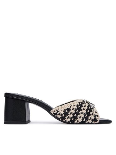 KARL LAGERFELD Klapki KL32401 Czarny. Czarne klapki damskie Karl Lagerfeld, bez wzorów, z syntetyku, bez obcasa. Za 842.99 zł.