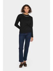 SAINT TROPEZ Sweter w kolorze czarnym rozmiar: M. Czarne swetry klasyczne damskie Saint Tropez, m, bez kołnierzyka. Za 113.10 zł.