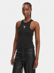 HUGO Top Dimartini B 50560792 Czarny Slim Fit. Czarne topy damskie Hugo, xl, bez wzorów, z bawełny, bez kołnierzyka. Za 199.99 zł.