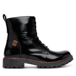 Trapery Josef Seibel. Czarne trapery damskie Josef Seibel, bez obcasa. Za 539.99 zł.