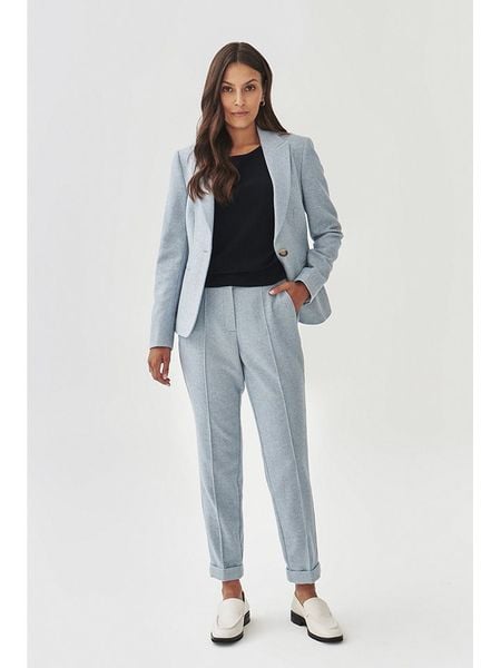 TATUUM Spodnie w kolorze błękitnym rozmiar: 42. Niebieskie spodnie materiałowe damskie Tatuum, bez wzorów, z materiału. Za 227.31 zł.