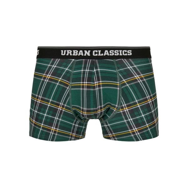 Bokserki Męskie (zestaw 3 Sztuk). Zielone bokserki męskie Urban Classics, bez wzorów. Za 85.99 zł.