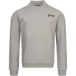 Jeep Męska Bluza Bomber Nek - Komfort i Styl. Bluzy bez kaptura męskie Jeep, m, z bawełny. Za 207.99 zł.