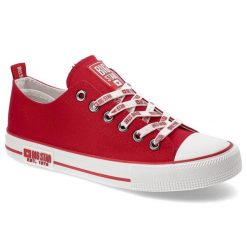 Czerwone Trampki Big Star Damskie Wygodne Buty. Czerwone trampki i tenisówki damskie Big Star, bez wzorów. Za 129.00 zł.