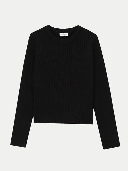 Coccodrillo Sweter ZC4172101SGJ Czarny Regular Fit. Czarne swetry dziewczęce COCCODRILLO, bez wzorów, z wiskozy, bez kołnierzyka. Za 49.90 zł.