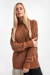 Sweter damski TWINSET. Swetry klasyczne damskie Twinset Milano, s, bez kołnierzyka. W wyprzedaży za 460.57 zł.