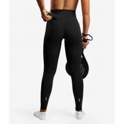 Legginsy sportowe damskie eleganckie. Czarne legginsy damskie NORDICDOTS, xs, bez wzorów, z elastanu. Za 365.00 zł.