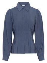 MOSS COPENHAGEN Koszula "Elsa Asana" w kolorze granatowym rozmiar: XL. Niebieskie koszule damskie MOSS COPENHAGEN, xl, bez wzorów, bez kołnierzyka, bez ramiączek. Za 153.71 zł.