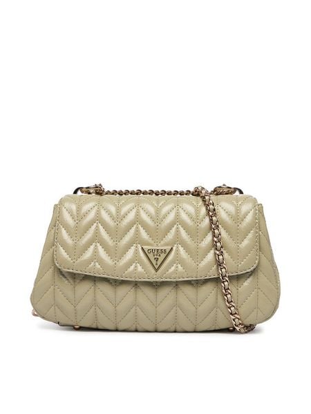 Guess Torebka Cheryl HWTQ97 20210 Zielony. Zielone listonoszki damskie Guess, z aplikacjami, ze skóry, bez dodatków. Za 699.99 zł.